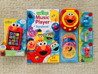 New Sesame Street Book, Phone and Figurines Set