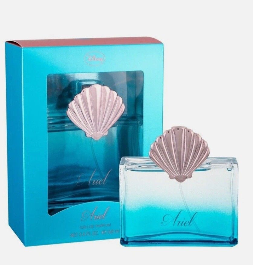 RARE HOT TOPIC DISNEY PRINCESS ARIEL FRAGRANCE 3.4 OZ PERFUME DISCONTINUED New Made In Spain Authentic