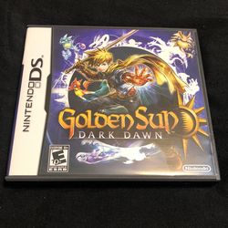 Golden Sun Dark Dawn Ds Complete