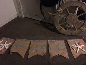 Here comes the bride sign