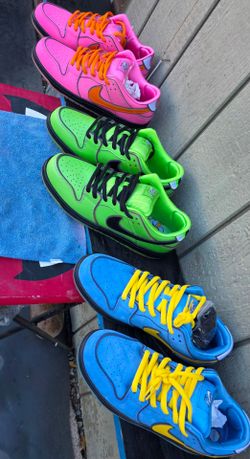 Nike SB.  Power Puff Girls Size  9.    $200 FOR ALL