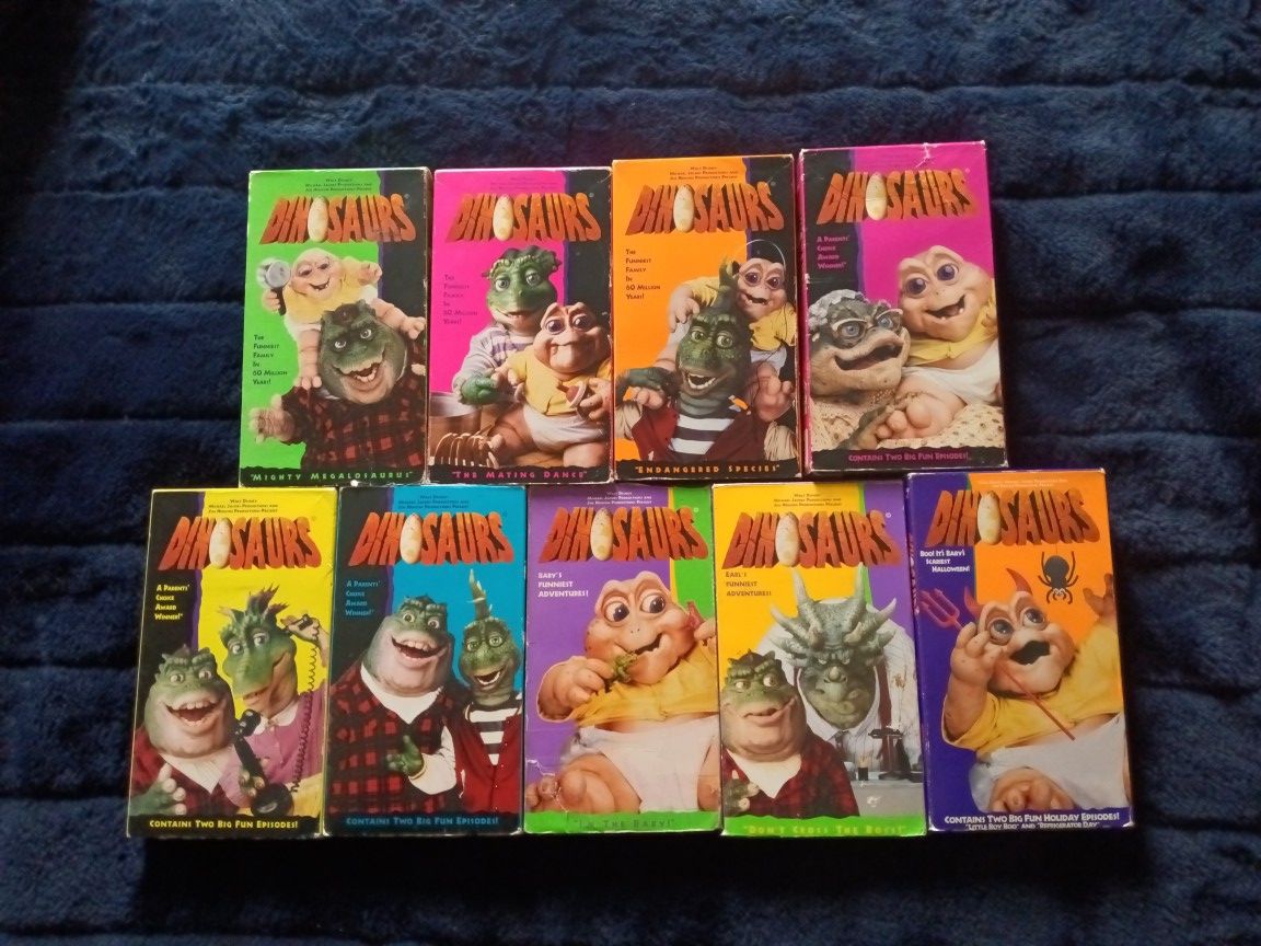 Pending-VHS Dinosaurs Tapes
