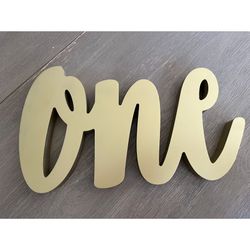Birthday Sign One