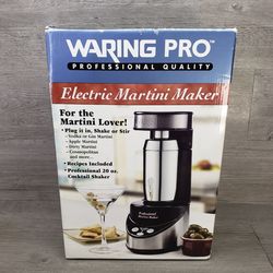 New Waring Pro  Electric Martini Maker Cocktail Shaker WM007 QUICK SHIP