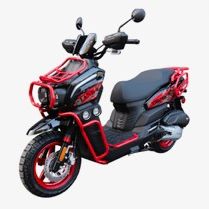 Gas Scooter New 0 Miles Alarm Remote Control 