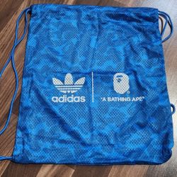 BAPE X Adidas Mesh Drawstring Bag