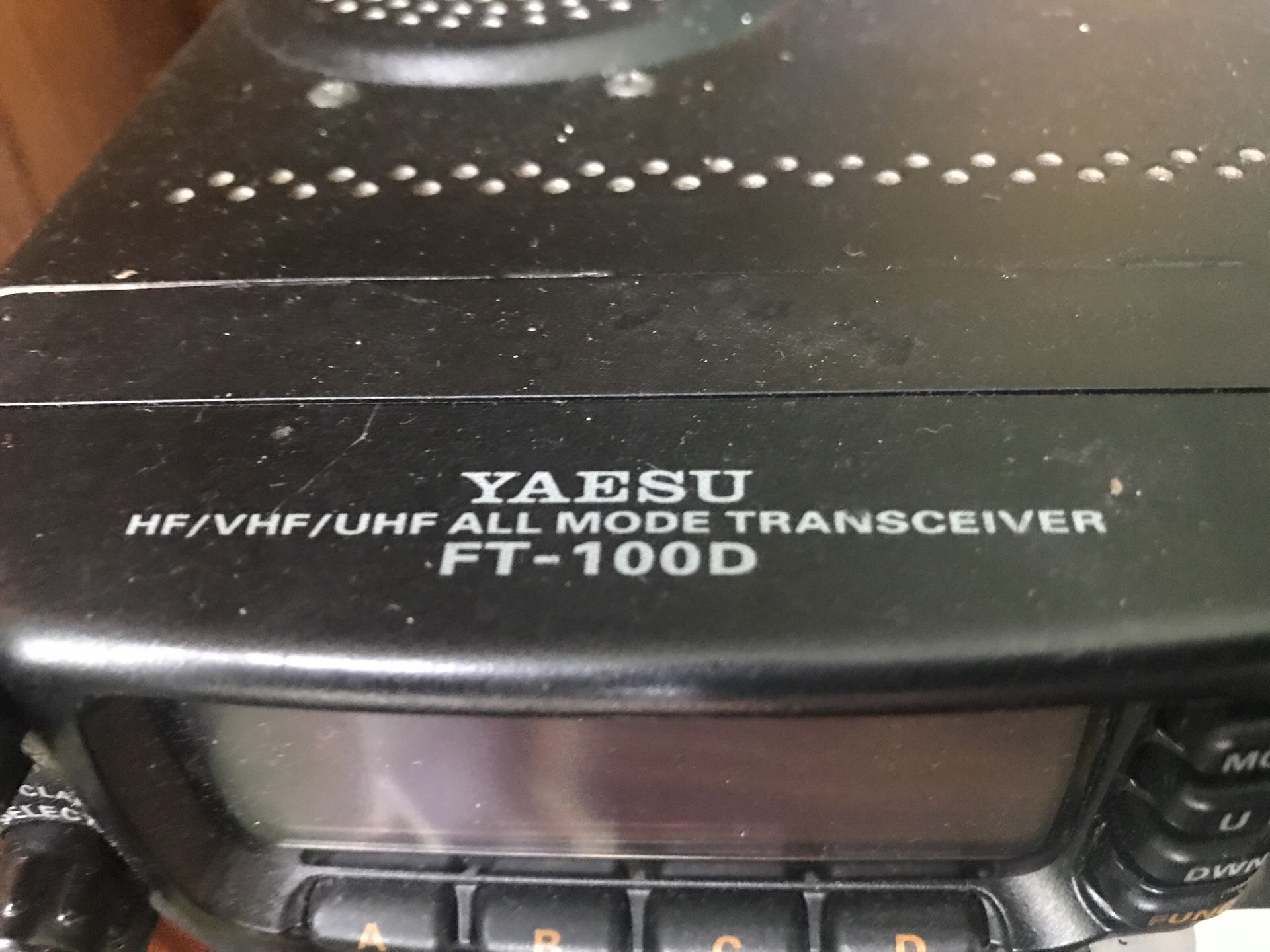 Yaesu ft 100d good radio works flawless I need more space for Sale