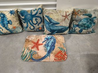 throw pillows with Matt