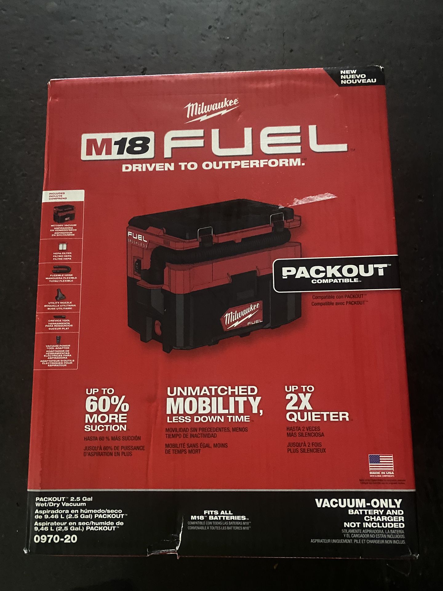 Milwaukee Packout Vacumn
