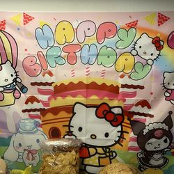 Hello Kitty Birthday Banner 