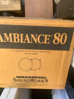 Cambridge Ambiance 80 InWall speakers pair