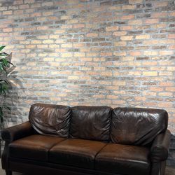 genuine leather sofa