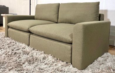 Burrow Russett 2 Piece Sofa Moss Green