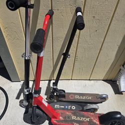 Scooters $7 each or $15 for all