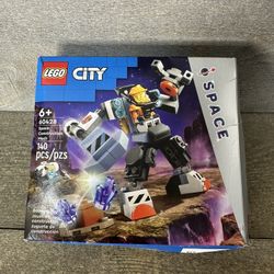 LEGO City Space Construction Mech Suit Pilot Minifigure Robot 60428 New Box Wear