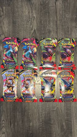 Pokemon Phantasmal Flames Sleeved booster pack lot of 8