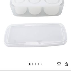 Silicone Hollow Cylinder Ice Cube Easy Release Ice Maker, Ice Cube Tray with Lid and Bin for Cooling Drinks Cocktails Coffee Juice Ice Cube & TraysSpe