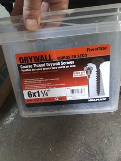 13 lbs of drywall screws