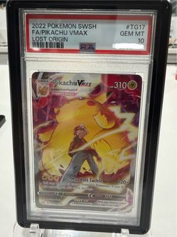 Pikachu VMAX TG17/TG30 Lost Origin Trainer Gallery Ultra Rare Holo Eng PSA 10
