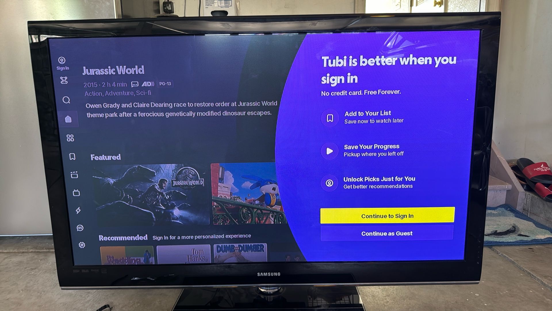 Samsung TV 58” Plasma Works Great OBO