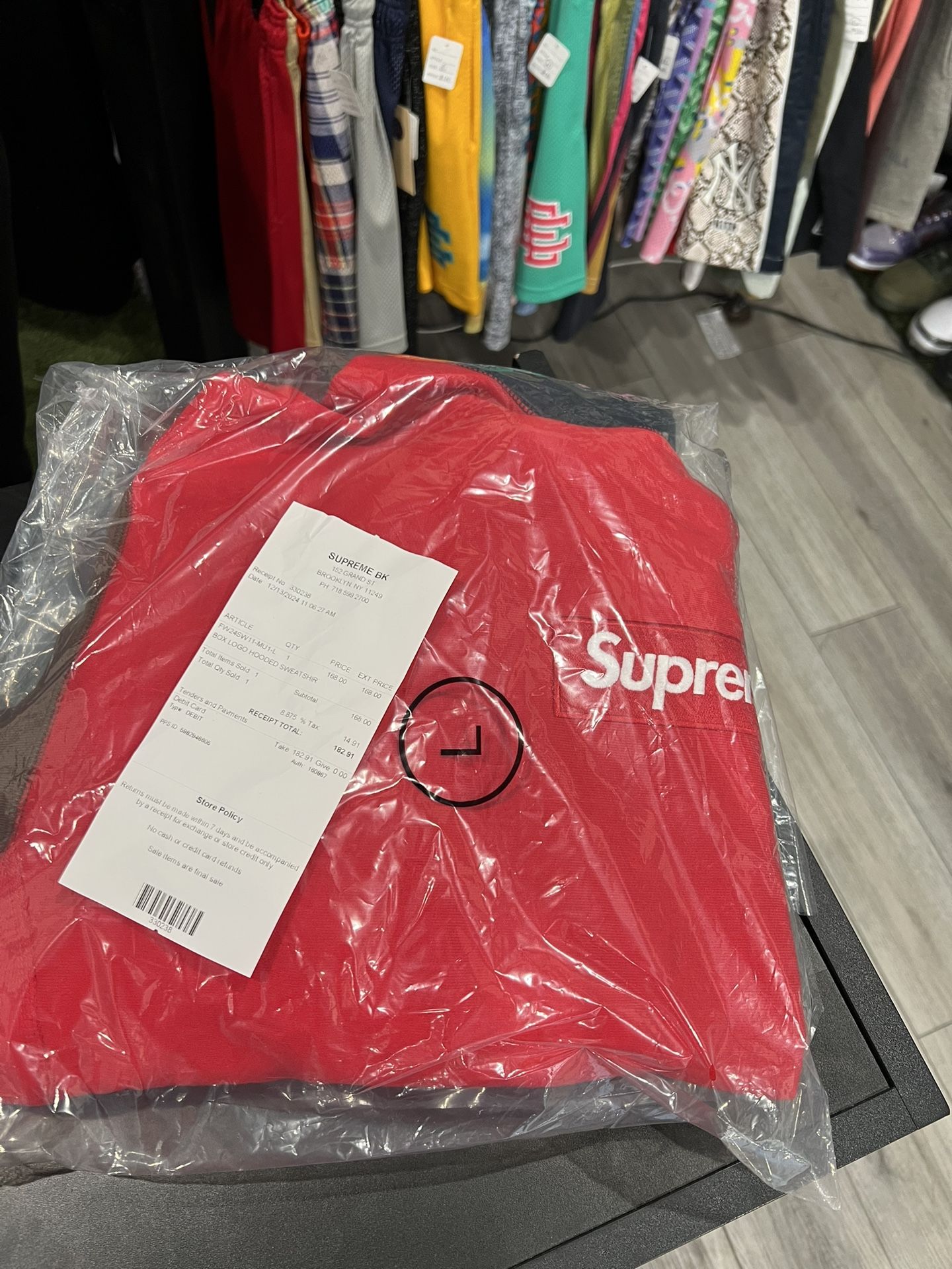 Supreme Box Logo Hooded Sweatshirt (FW24)