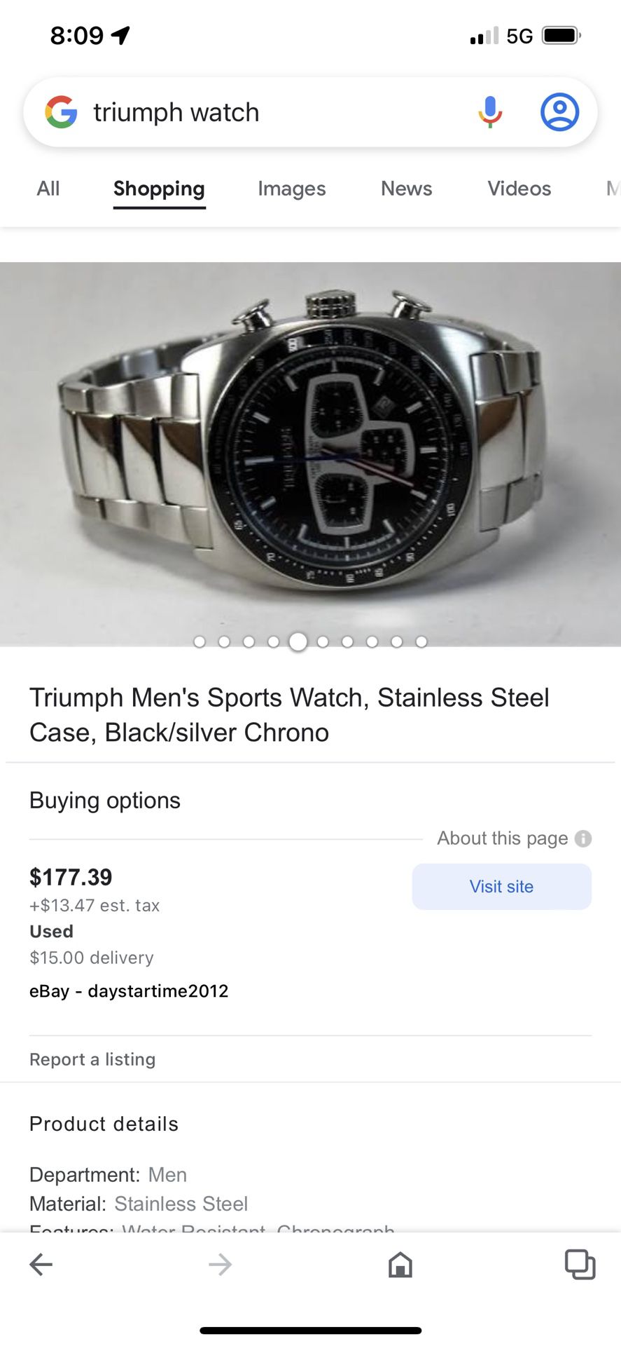 Triumph watch