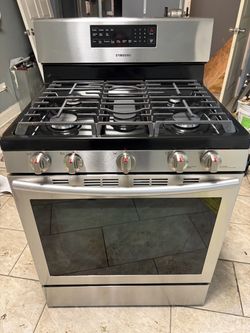 Samsung gas range stainless steel 30”