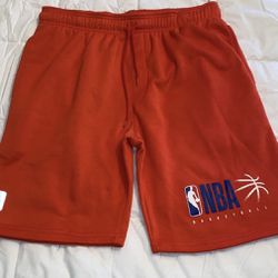 nba logo shorts