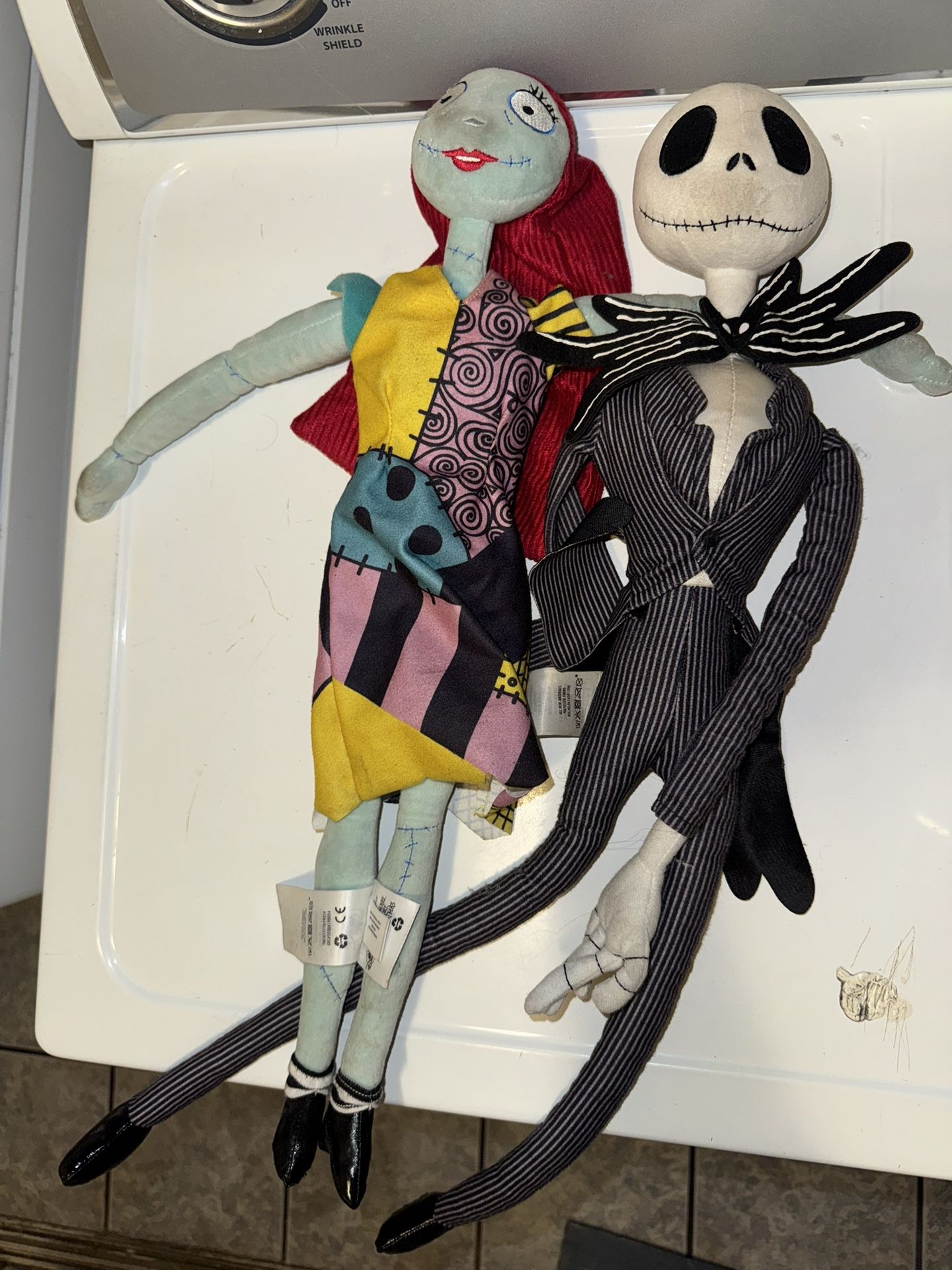 Jack And Sally Disney Plush