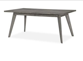 Wood dining room table.