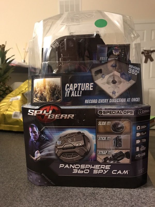 Spy Gear Panosphere 360 Spy Cam Secret Agent CSI Detective