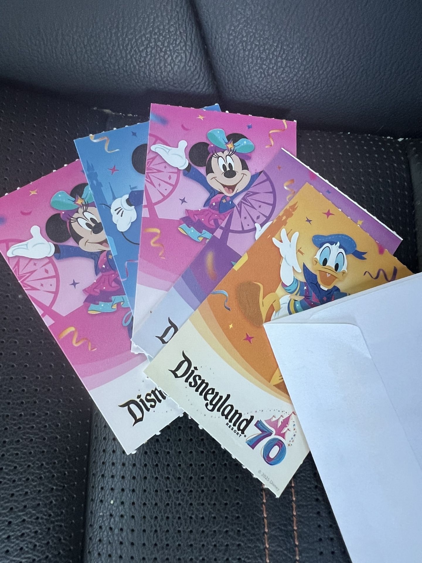 5 Tickets Para Disneyland 
