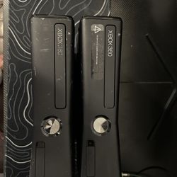 TWO Xbox 360 S Consoles 