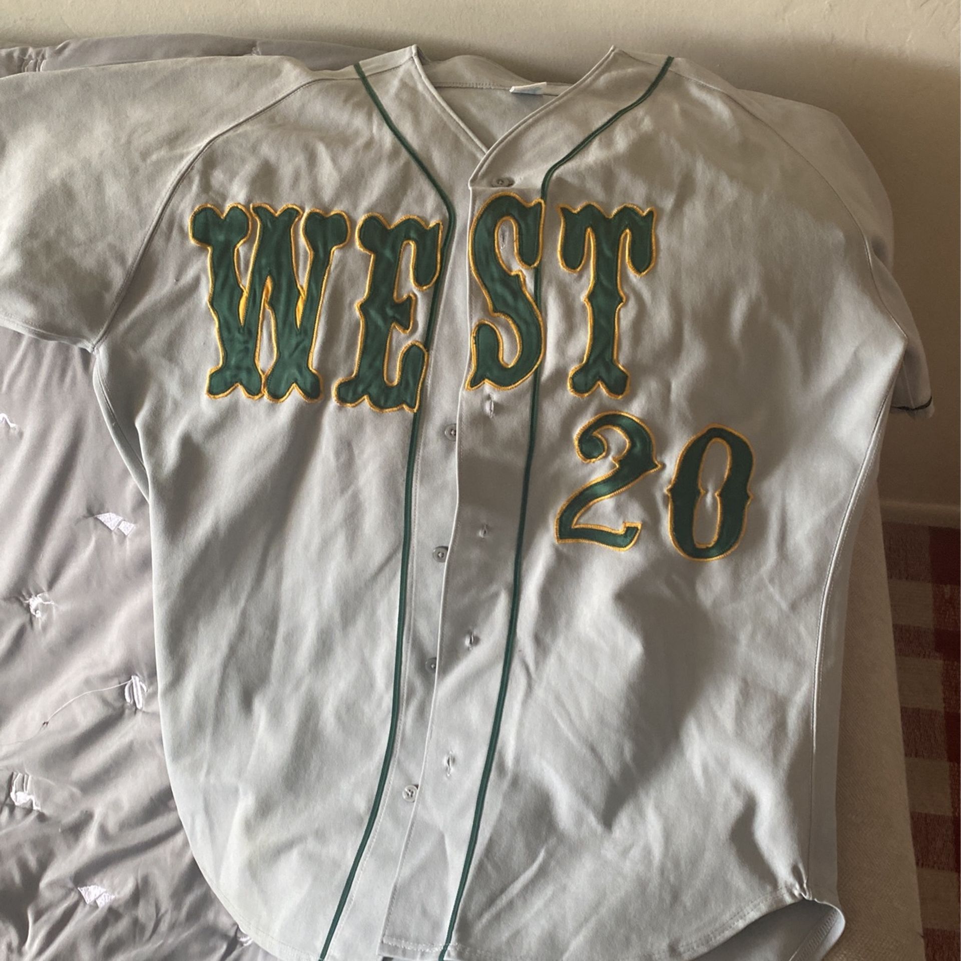 West high school baseball jersey