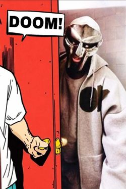 MF Doom Door Wall Poster 24"x36"