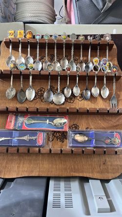 Baby spoons 25 and 1 fork collection