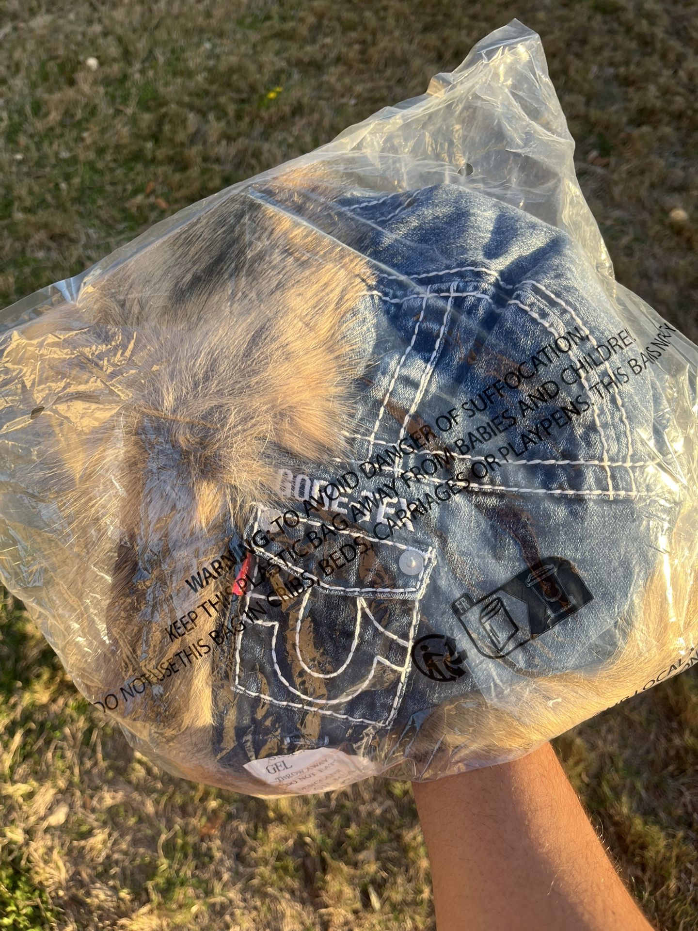 Supreme True Religion Trooper Hat Denim