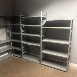 Industrial Metal Shelves