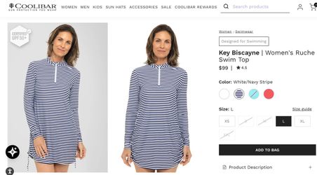NEW:  Women’s UPF 50+ clothes for outdoors, water, beach: 1 cover up ($60); 1 black ($25) and 1 navy ($25) pair of leggings; size L