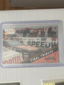 NASCAR Memorial Lot 1994 Wheels #100 In Memory Traks Press Pass Kulwicki Allison