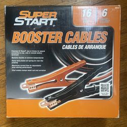 Super Start 6 Gauge 16-Foot Booster Jumper Cables