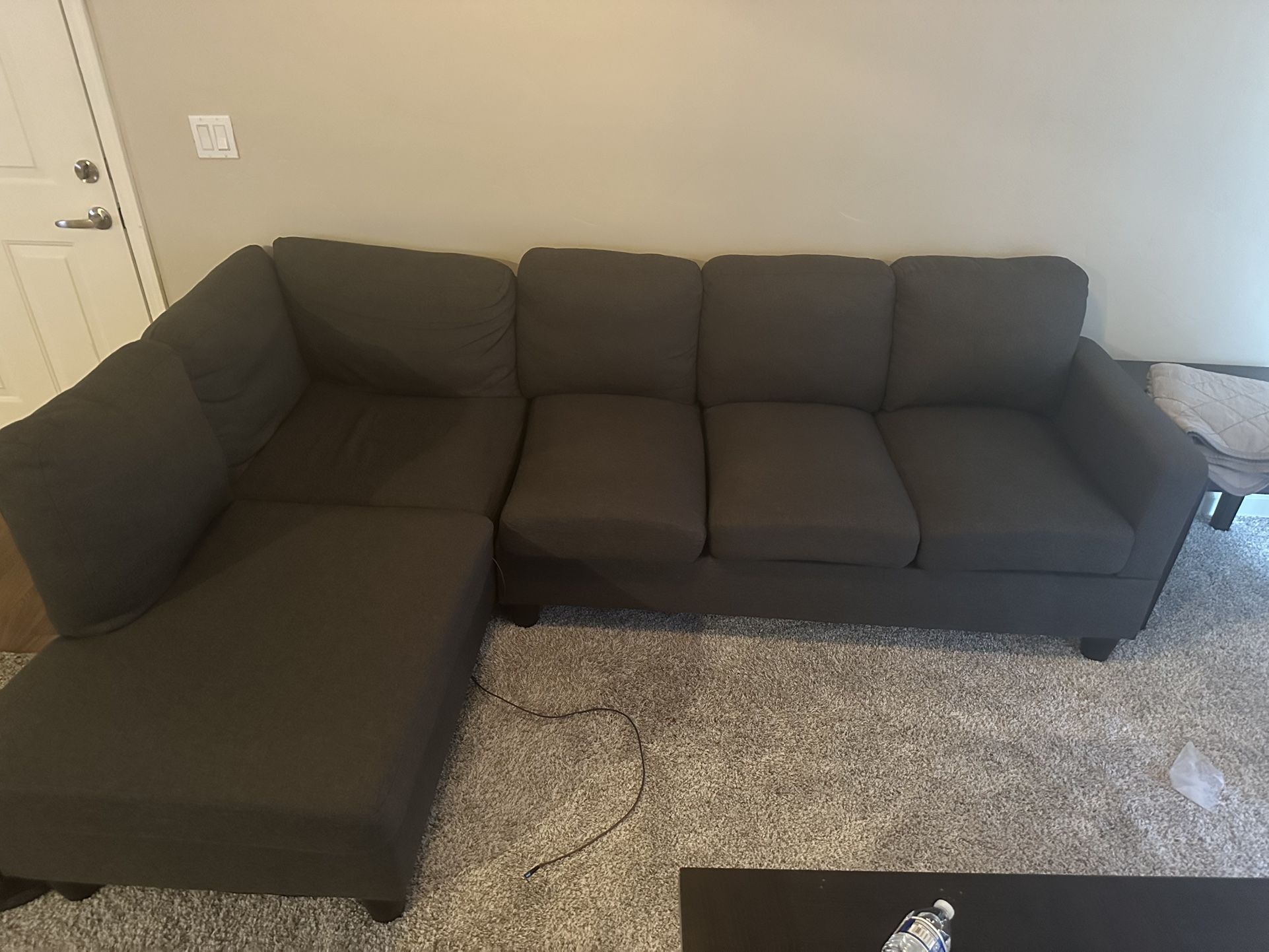 Dark Grey Sectional Couch