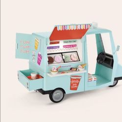 American Girl Dollhouse Food Truck & Accessories