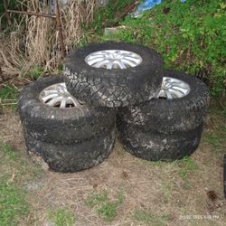 5 Tires ONLY 17" Nitto Grapplers