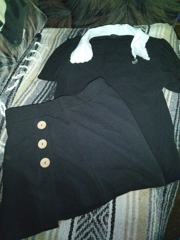 Dress Shirt And Skirt