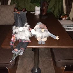 Good Luck Skate Buddies Gnomes Appoximently 6 -7 Inches Tall Handmade