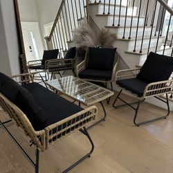 NEW Homegoods Rattan Patio Set