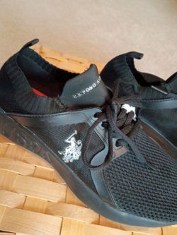 U.S. Polo Assn. Black Knit Sneakers