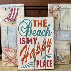 3 Piece Beach Decor- Biz Liquidation Sale
