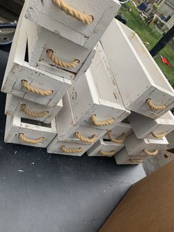 Wood box decoration